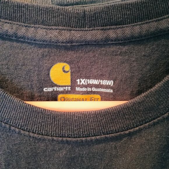 Carhartt Men's Bundle Teal Short Sleeve Pocket Tee You Get All 5 - Picture 6 of 16